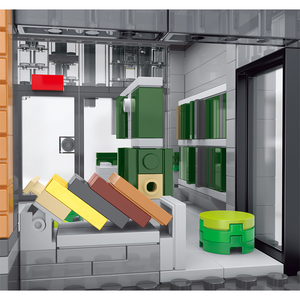 Creator <span class=keywords><strong>Expert</strong></span> 011001 Street View, idées de modèles modernes, blocs de construction, jouet MOC, briques modulaires, bibliothèque pour garçons et filles, 2789 pièces - Product Image 5