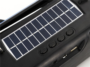 Loa Có Bluetooth USB TF Card FM 1 + 1 Couplet Gọi Rảnh Tay Dây Đeo Ăng-ten Ngoài Bảng Điều Khiển Năng Lượng Mặt Trời Giắc Cắm Micro - Product Image 4