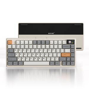 Xvx grey K75 Pro bàn phím nhôm không dây cơ khí BT/2.4G/có dây trao đổi nóng chuyển đổi màu đen TKL Gasket gắn RGB máy tính xách tay - Product Image 1