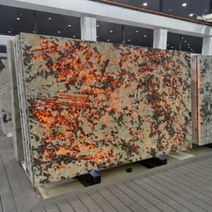 Piedra de lujo Esplendor Granito blanco Folished <span class=keywords><strong>Pandora</strong></span> White Alpinus Losas para encimeras Pisos Paneles de pared Mesa de comedor - Product Image 1