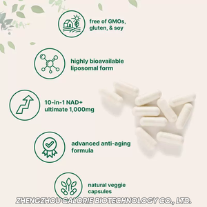 Liposomale <span class=keywords><strong>NAD</strong></span>-Kapseln mit Trans Resveratrol 60 Count Vegan Nahrungs ergänzungs mittel für Erwachsene Wellness - Product Image 2