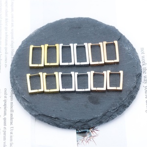 Pendientes de Acero Inoxidable en Oferta, Pendientes Cuadrados Simples Personalizados para Mujer - Product Image 5
