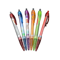 Stylo de bannière de calendrier publicitaire en plastique écologique rétractable pas cher