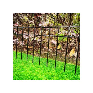 Cerca de barreira ajustável animal para jardim subterrâneo, cercas decorativas para venda imperdível