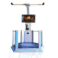 Simulateur de tapis roulant VR de nouvelle conception, simulateur de marche VR 9D, simulateur de mouvement à 360 degrés, réalité virtuelle 9D, machines de jeu de tir VR 9D