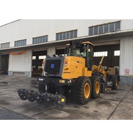 Niveleuse à moteur officielle GR180 6F+3R avec lame de 4270 mm, niveleuse à moteur robuste pour la construction