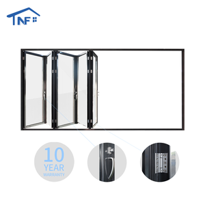 <span class=keywords><strong>Puerta</strong></span> Plegable <span class=keywords><strong>Tipo</strong></span> Acordeón de Estilo Moderno para Villa Estadounidense, Aleación de Aluminio con Superficie Acabada, <span class=keywords><strong>Puerta</strong></span> <span class=keywords><strong>Corredera</strong></span> de Vidrio Convencional - Product Image 5