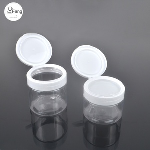 Siêu Mỏng Căng Net Xách Tay <span class=keywords><strong>Mini</strong></span> Sub-Đóng Gói Rỗng Hộp Bột 68 Pet Lật Rộng Miệng Xi Lanh Jar Nắp Nhựa Cho Nước Hoa - Product Image 3