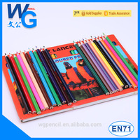 Usine de crayons accepte les commandes personnalisées de 36 pots en papier pour crayons, pour cadeaux scolaires en bois pour enfants et utilisation au bureau