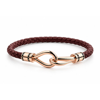 Bracelet à crochet en cuir véritable, bijoux à la mode, articles des meilleurs ventes de la chine, 1 pièce