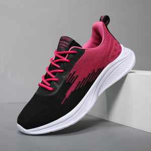 Chaussures de sport tendance, légères et décontractées pour femmes, avec empeigne double maille, idéales pour la marche et la course - Product Image 2