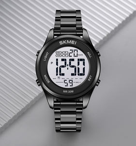 Skmei-Reloj de pulsera deportivo Digital para hombre, cronógrafo dorado de lujo, impermeable, 30 metros, precio al por mayor, 1849 - Product Image 4