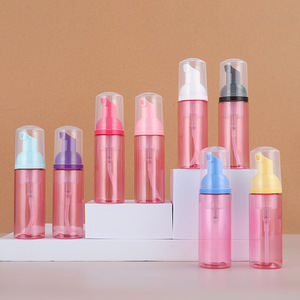 MocPack <span class=keywords><strong>PB</strong></span>-014 Flacone in PET da 50/60ML con Erogatore a Schiuma, Rosa Rotondo, Serigrafato, per Detergente Viso, Siero e Profumo - Product Image 2