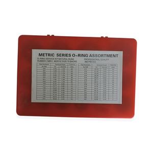 <span class=keywords><strong>Kit</strong></span> di Riparazione con O-ring in Silicone Rosso VMQ, Guarnizioni NBR 90 Shore per Escavatori e Sistemi Idraulici - Product Image 5