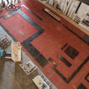 Losas de Mármol Pulido de Lujo GOLDTOP Port Laurent con Vetas Intensas Italianas para Pisos de Hoteles de Lujo y Paredes de Alta Gama - Product Image 1