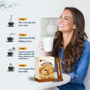 Café Verde Adelgazante OEM/ODM, Control de Energía, Pérdida de Peso Natural, Bolsa Personalizada, Soporte de Marca Privada - Product Image 5