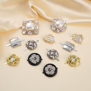 Fabricants transfrontaliers en gros boucles de chaussures en métal patchs pour sacs ceintures vêtements bonnet chaussures accessoires Surface - Product Image 3