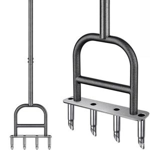 Kit d'outils de jardin en acier inoxydable pour l'aération manuelle des pelouses, idéal pour l'aquaculture, les cours, les terrains de jeux et les jardins, usage industriel et DIY - Product Image 4