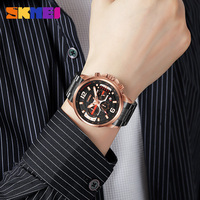 Montre Homme Quartz OEM/ODM Personnalisable avec Logo, Style Simple et Antique, Mouvement Quartz, Acier Inoxydable, Verre 50mm, Étanche 3 ATM, Aiguilles
