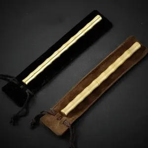 Bolígrafo de latón personalizado con elementos chinos, bolígrafo de bambú con clip dorado, regalo promocional para enviar al jefe - Product Image 6