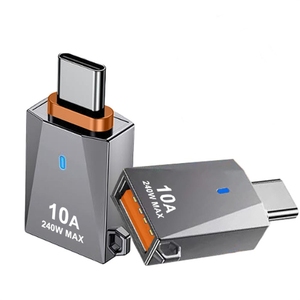 Adaptador USB 3.0 a <span class=keywords><strong>Tipo</strong></span> <span class=keywords><strong>C</strong></span>, Nuevo Convertidor <span class=keywords><strong>OTG</strong></span> para Xiaomi, para Laptop <span class=keywords><strong>Samsung</strong></span>, Macho USBC a Hembra USB <span class=keywords><strong>Tipo</strong></span> A, Salida DC - Product Image 1