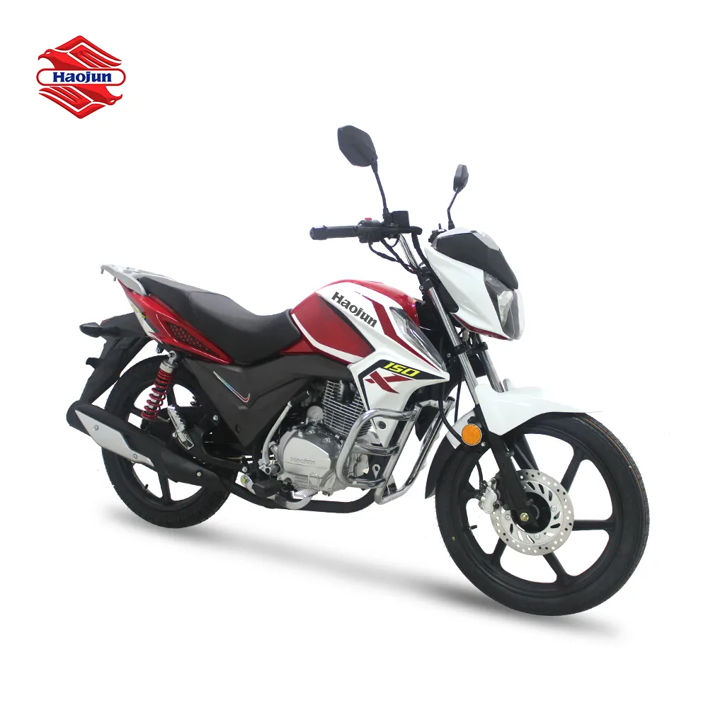 Motos personnalisées d'usine Haojun adaptées à toutes sortes de mauvaises conditions de route 125CC 150CC moto