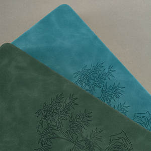 Elegante Diario A5 de Bambú con Grabado, Cuaderno de Papel Grueso con Cubierta de Cuero PU, Borde Dorado y Doble Cinta - Product Image 5