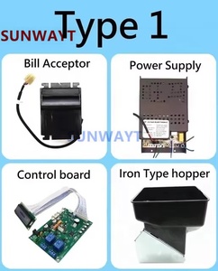 LCD Display Coin Changer Kit Bill Acceptor to Coin <strong>Token</strong> With JY-146 Control <strong>Board</strong> for Coin Changer Machine - Product Image 3