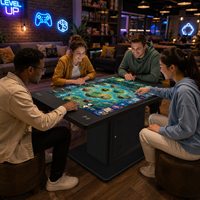Table de jeu interactive VISIGN Smart 32 43 55 pouces 4K avec écran tactile capacitif multipoint 10 points pour bar, club, fête, divertissement