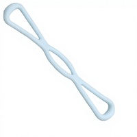 Bande de Résistance Extenseur de Poitrine 8 Caractères en TPE, Corde de Traction en Boucle pour Yoga, Pilates et Fitness - Flexible et Portable