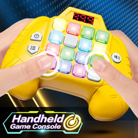 Console de jeu éducative portable personnalisée Whack-a-Mole avec boutons rapides, défi rythmique lumineux, jouet de décompression et de puzzle pour enfants
