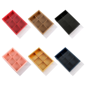 Scatole per Confezionamento Mooncake, Inserti per Contenitori di Biscotti e Cupcake, Scatole per Pasticceria, Dolcetti e Biscotti, in Cartone Riciclabile, Sicure per Alimenti - Product Image 1