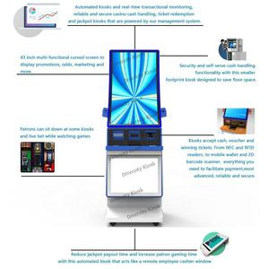 Máquina de quiosco de apuestas deportivas personalizada ODM Terminal de impresión de boletos de pago múltiple Casino Sportsbook a la venta - Product Image 4