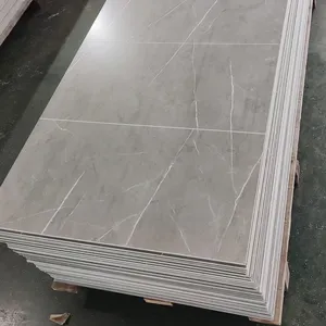Del campione di Trasporto 4 millimetri 5 millimetri Impermeabile anti scratch pvc di plastica di pietra di marmo di disegno SPC mattonelle della parete