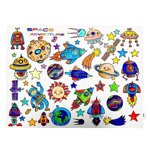 Tapis de cuisson et de dessin en silicone multifonctionnel et enroulable pour enfants, grande taille 40x30 cm - Product Image 1