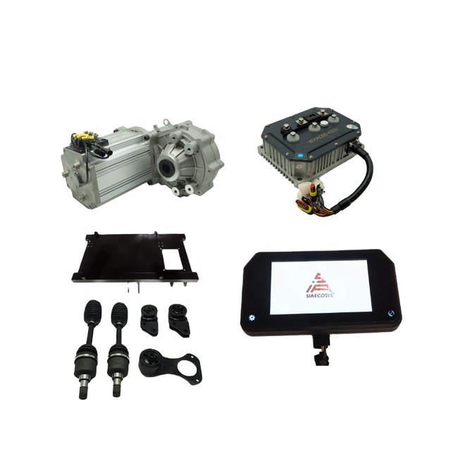 New AC 4000W 72V Motor Conversion Kits Controller E-Tricycle Permanent Magnet Synchronous Gearbox 12.7N.m Torque 60A IP67