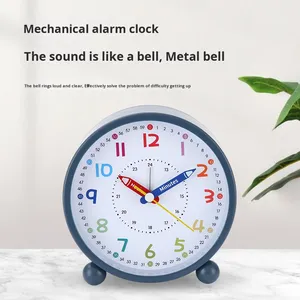 Nhà Sản Xuất Hiện Đại 4 Inch Thạch Anh Đồng Hồ Báo Thức Cho Sinh Viên Kỹ Thuật Số Máy Tính Để Bàn Đồng Hồ Cho Nam Và Cô Gái Buổi Sáng Nghiên Cứu Thường - Product Image 5