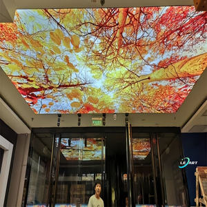 Techos Tensados LeArt Modernos con Impresión UV 3D, Diseño Floral Satinado, <span class=keywords><strong>para</strong></span> Sala de Juegos - Product Image 3