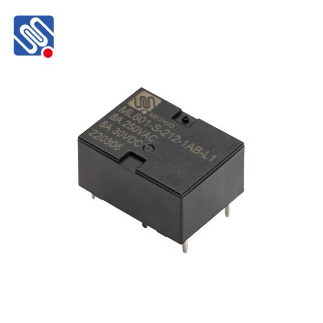 Meishuo ML601 Miniature 6/8-Pin Relay Car Immobilizer High Power Contact Load for Office Equipment Household Appliances