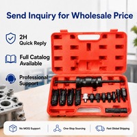 Kit d'outils professionnel 14 pièces pour extracteur d'injecteurs diesel Bosch Denso Siemens, extracteur de rail commun robuste, prêt à être expédié, 1 pièce MOQ
