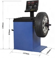 Vente flash Huandyn HD-650 Équilibreuse de roues Haute efficacité 200 tr/min Capacité 65 kg 0,25 kW Précision 1 g Diamètre maximal de roue 1000 mm