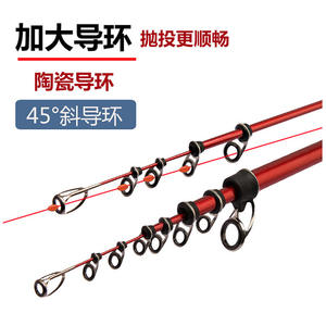 Canne à pêche en céramique 6m, action extra rapide, pour la pêche en mer et la pêche sur roche, légère et rigide, pour lancer. - Product Image 1