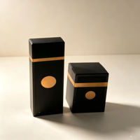 Boîte cosmétique sur mesure en carton pliable, en papier d'art, pour emballage de soins de la peau avec insert en mousse, vente en gros