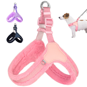 Friendly Y Saddle Dog Summer Cooling Vest Neopreno Mix Color Luxury Vegan Leather Strap New Dog Harness - Product Image 1