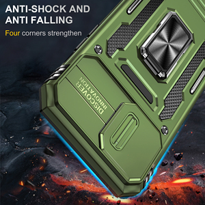 Funda híbrida de lujo 2 en 1 de TPU y PC a prueba de golpes con anillo metálico para <span class=keywords><strong>iPhone</strong></span> <span class=keywords><strong>14</strong></span> <span class=keywords><strong>Pro</strong></span> - Product Image 2