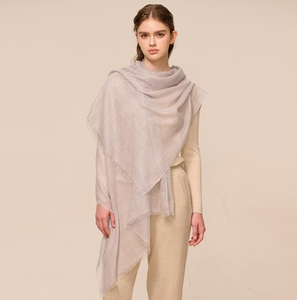 Chal de Cachemira Elegante Personalizado al por Mayor, Bufanda Corta Transparente y Transpirable para Otoño, Estilo Minimalista para Mujer - Product Image 1