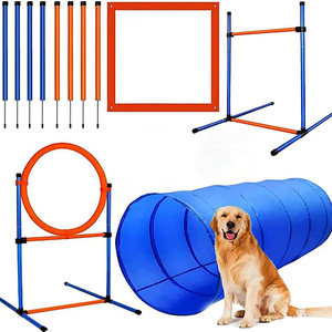 Attrezzatura per l'addestramento all'agility per cani: Ostacoli, anelli, barre, tunnel per il <span class=keywords><strong>salto</strong></span> e l'arrampicata - Product Image 1