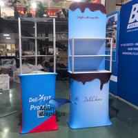 Promotion modulaire support debout libre support publicitaire avec étagères présentoirs et supports de vente au détail