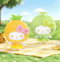 100% Original Hello Kt Fruit Paradise Series Blind Box 8 Boîtes Ensemble Complet Poupée en Peluche Douce Mignonne Pendentif de Sac Ornement Enfants