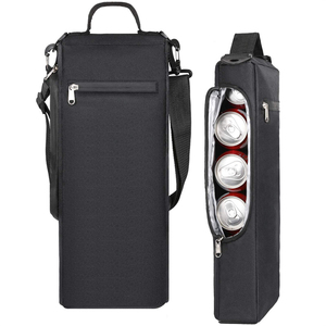 Sac à bandoulière isotherme en polyester avec poignée pour 6 canettes de <span class=keywords><strong>bière</strong></span>, imperméable et pouvant contenir 6 packs - Product Image 1